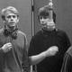 Al Jardine and Brian Wilson at Western Recorders studios in Los Angeles, 1966.